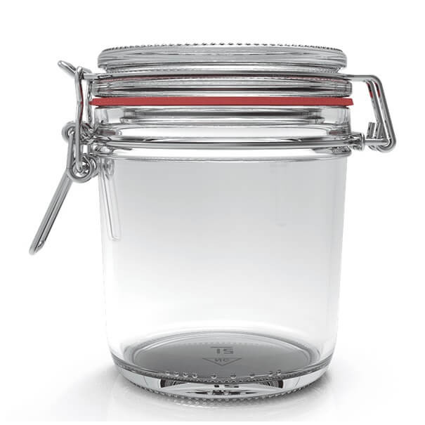 Банка з бугельним замком 530 мл