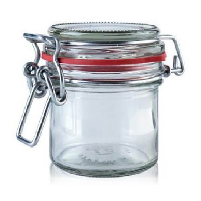 Банка з бугельним замком 125 мл