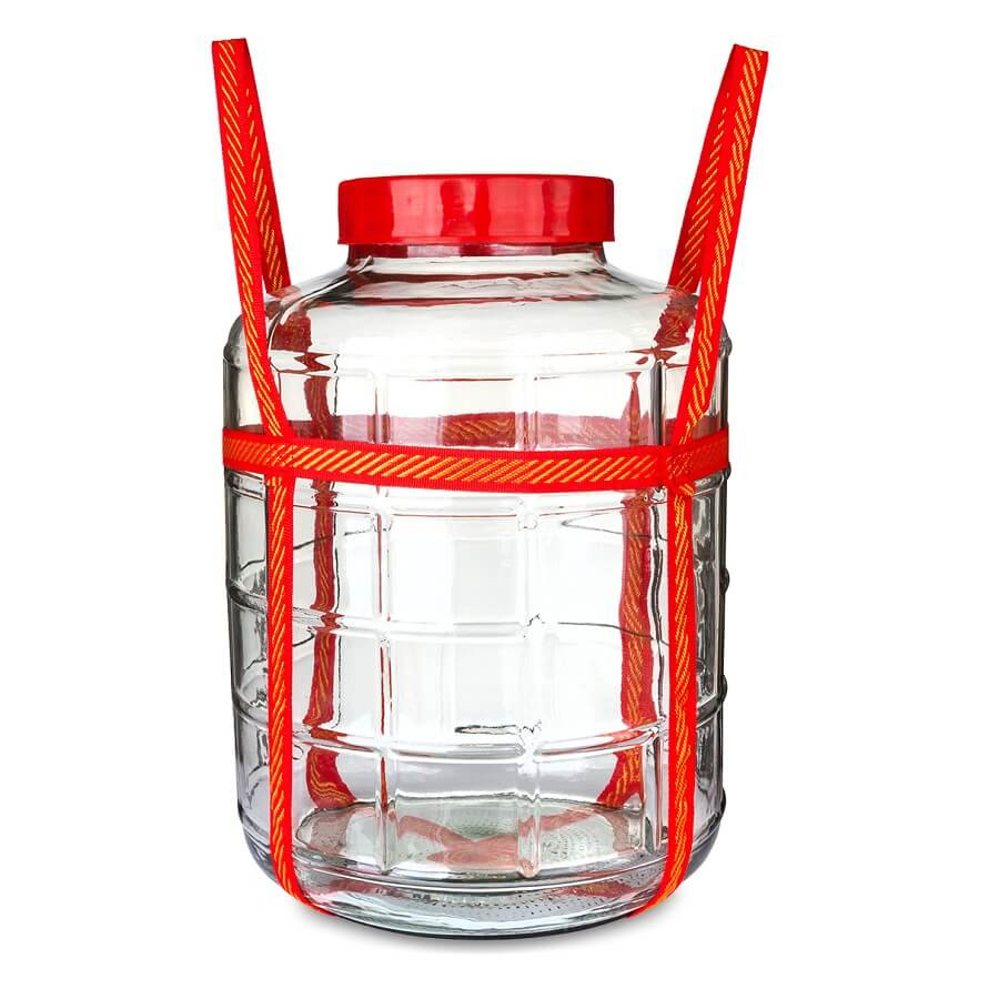 Бутыль 18 л з крышкою та гідрозатвором