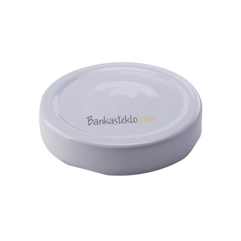 Кришка твіст офф 70 мм біла висока