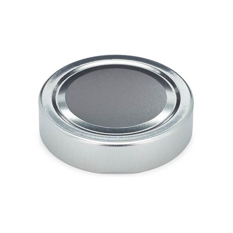 Кришка твіст офф 70 мм срібна висока