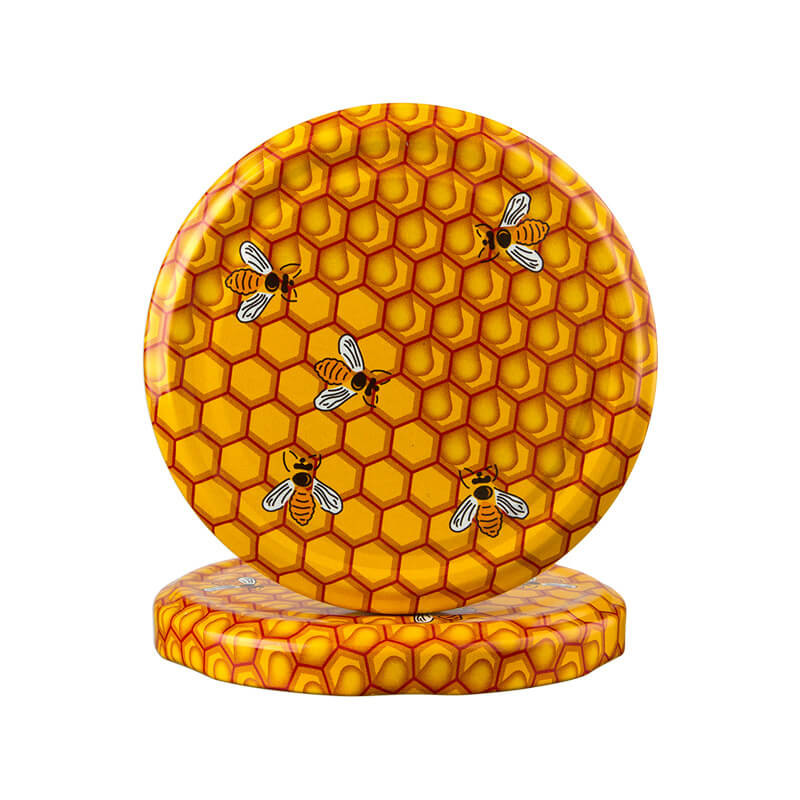 Кришка твіст офф 66 мм бджілки