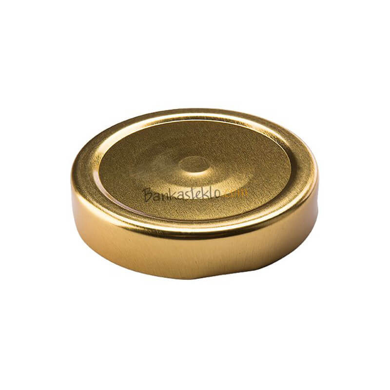 Кришка твіст офф 63 мм золота висока