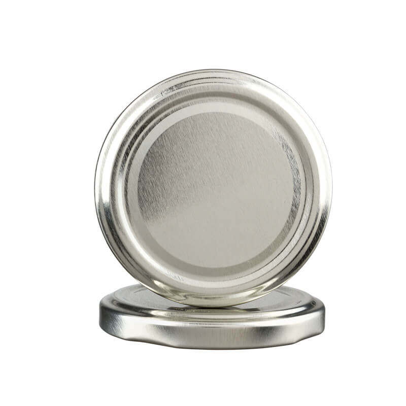 Кришка твіст офф 53 мм срібна