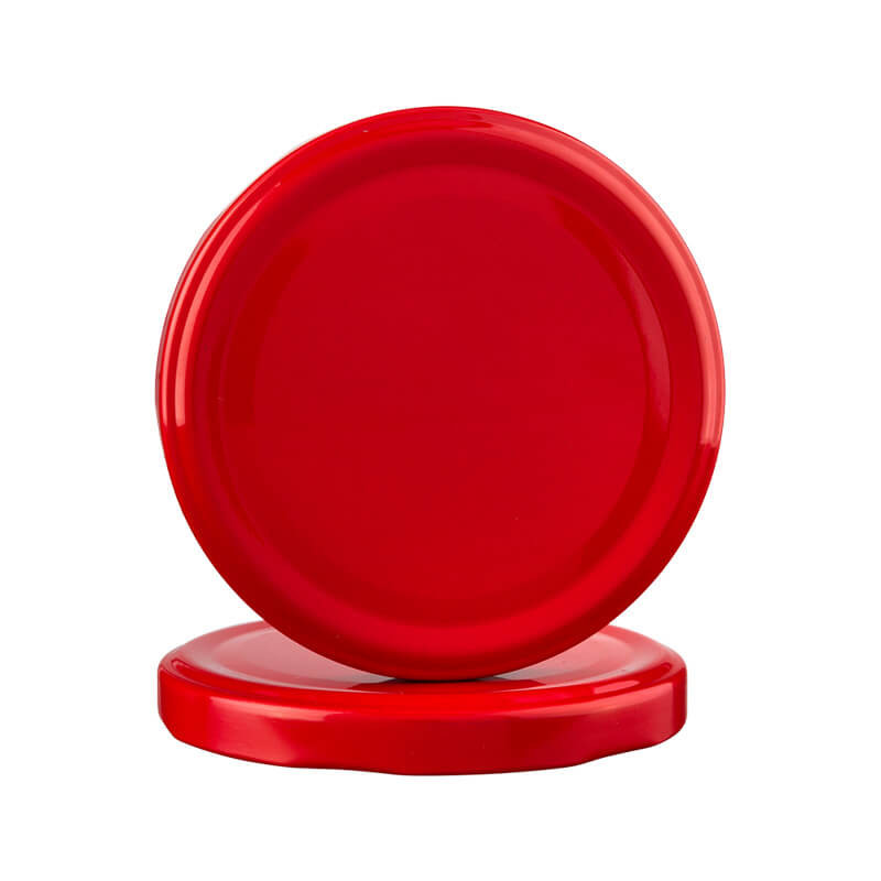 Кришка твіст офф 82 мм червона автоклавна 120 °С