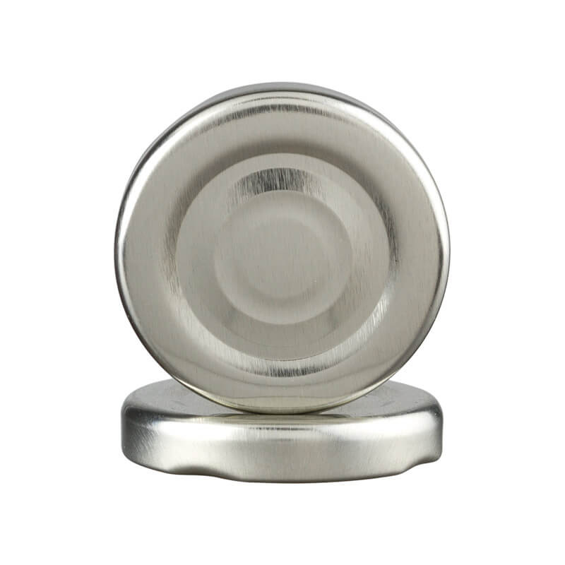 Кришка твіст офф 43 мм срібна