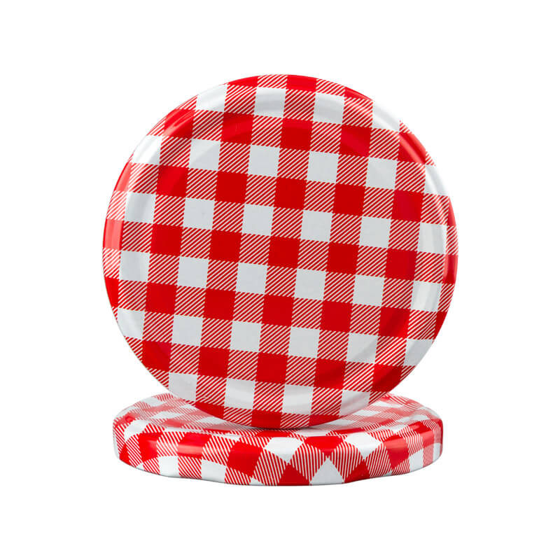 Кришка твіст офф 63 мм клітинка червона