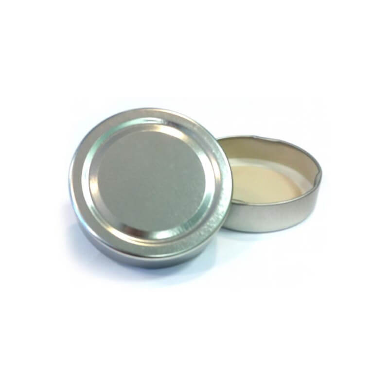 Кришка твіст офф 66 мм срібна висока