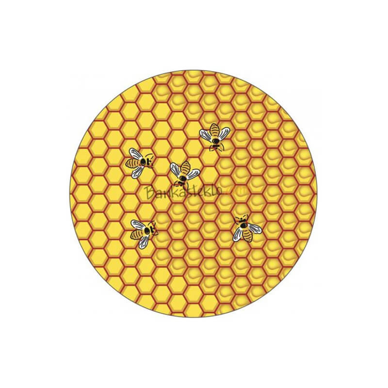 Кришка твіст офф 63 мм бджілки висока