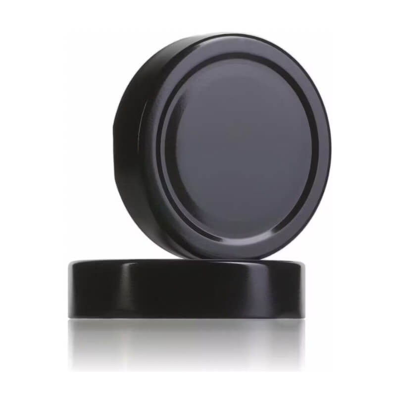 Кришка твіст офф 70 мм чорна екстра висока