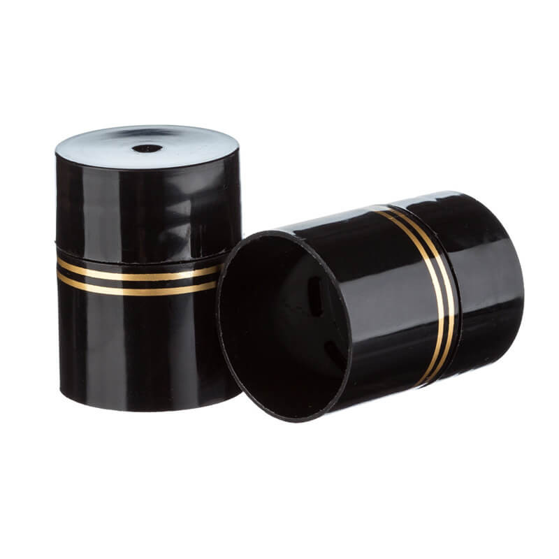 Ковпачок пластмасовий 28 х 40 мм різьблення чорний